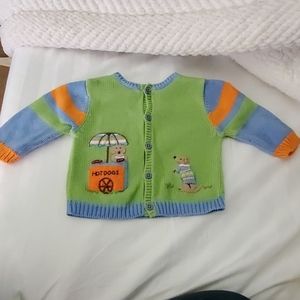 Hartstrings sweater cardigan with dogs